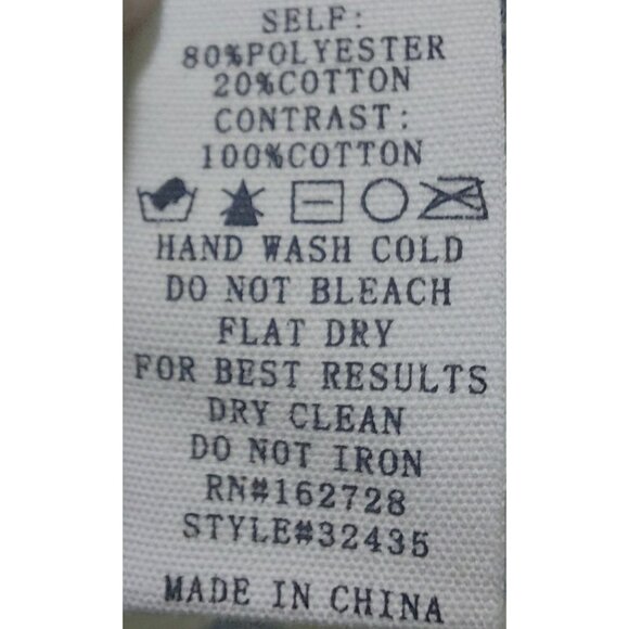 NWT Voy Womens Blue Floral & Stripe Embroidered V-Neck Blouse~Boho~SMALL - Picture 7 of 7